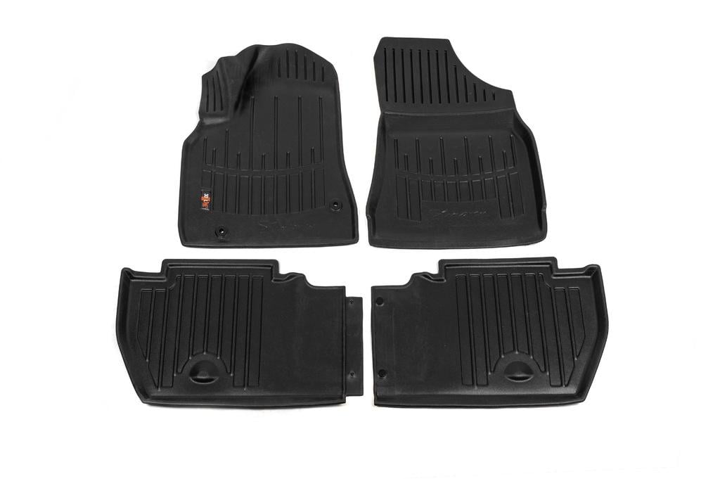 Коврики Stingray 3D Stingray для Peugeot Partner Tepee 2008-2018 гг. полиуретан Черный