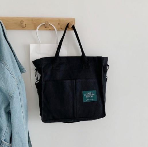 Женская сумка-шопер Черный (RN-288)