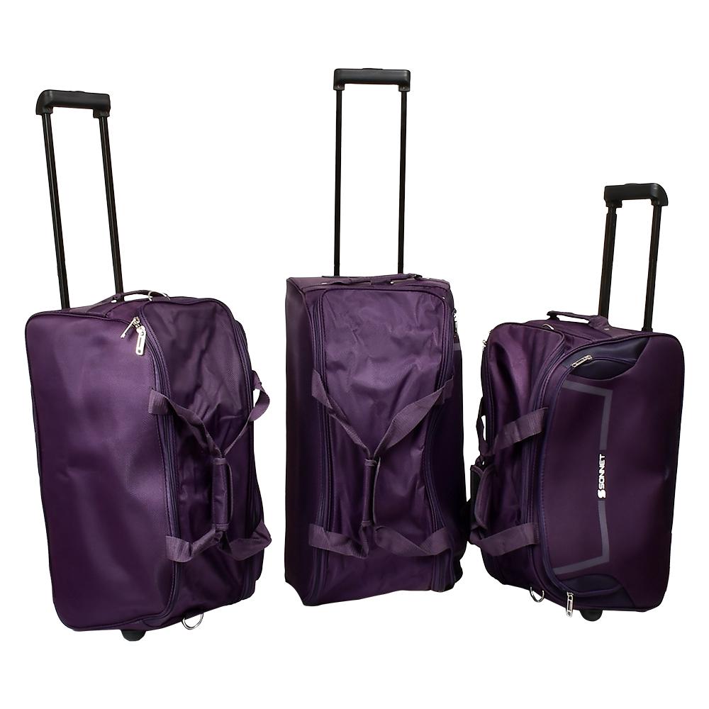 Сумка дорожная на колесах с расширителем Sonnet R33482 20"/22"/24" 3 шт. Фиолетовый (ef81d41b)