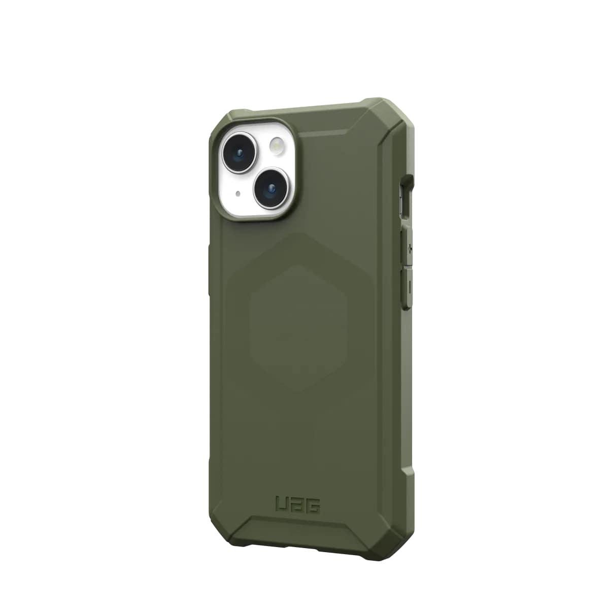 Чохол-бампер для телефона UAG Essential Armor Magsafe для Apple iPhone 15 Olive Drab (114288117272) - фото 7