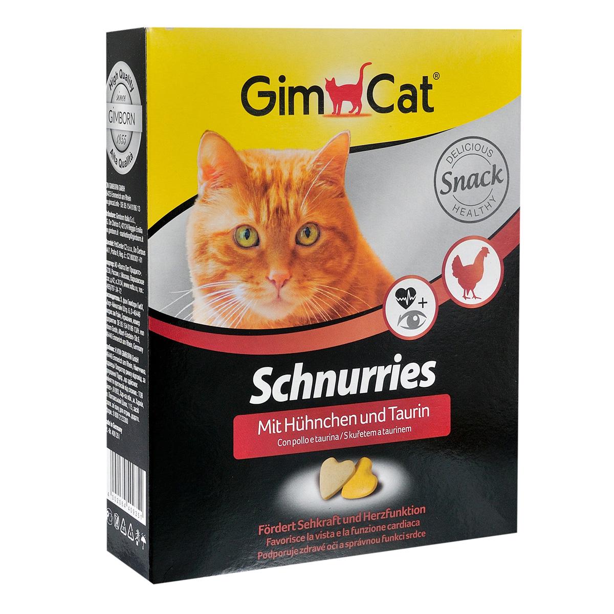 Витамины для кошек GimCat Шнурис с курицей и таурином 420 г (409504/409351/419039) Витамины для кошек GimCat Шнурис с курицей и таурином 420 г (409504/409351/419039)