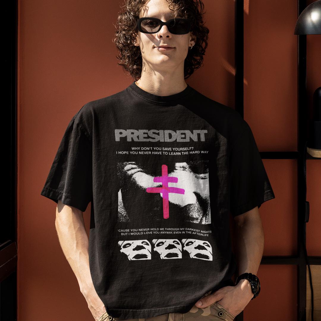 Футболка унисекс President Why Dont You Save Yourself S Черный (0000015956)