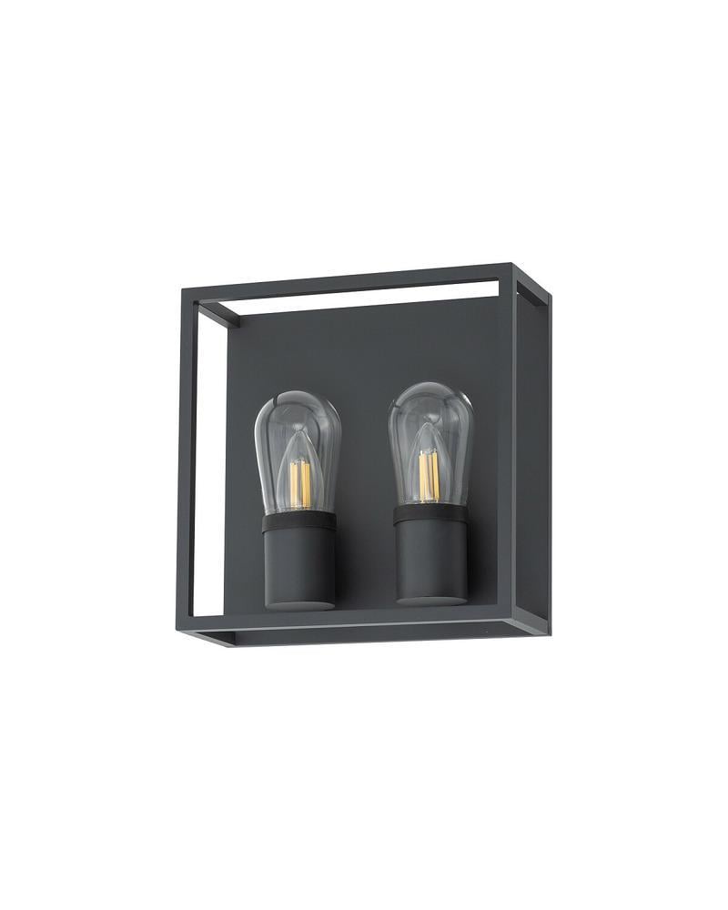 Світильник вуличний Nowodvorski 10503 Margot E14 2x60W IP54 Gr (24573662)