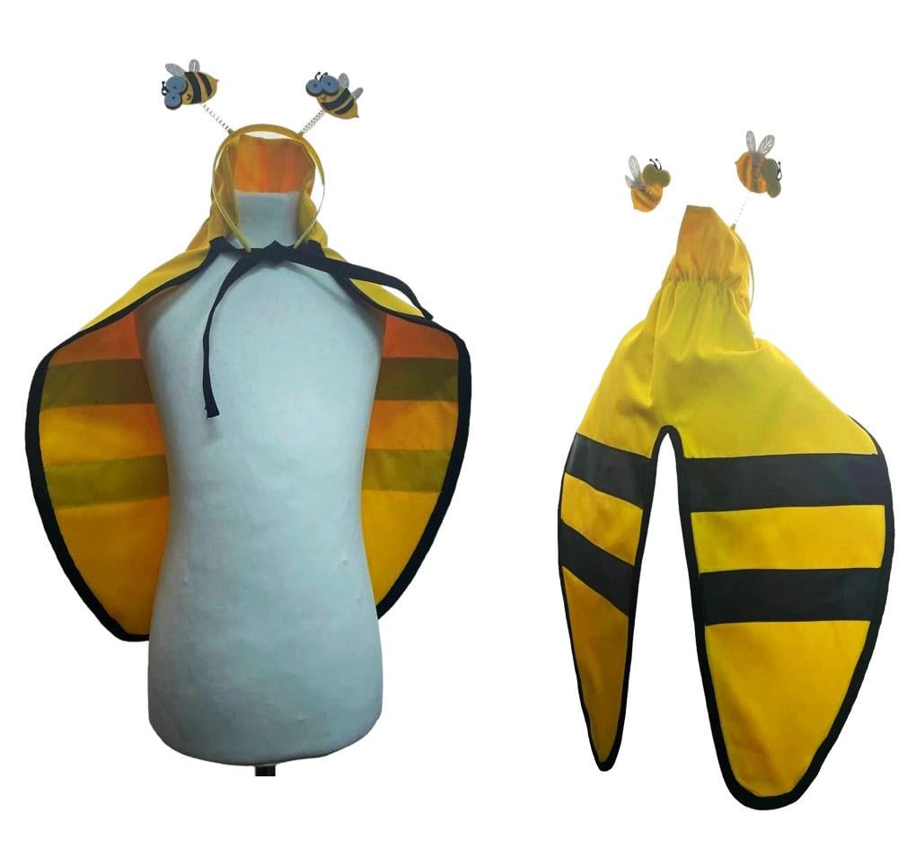 Карнавальный комплект детский Шмель/Пчела накидка и обруч (20316837) - фото 3