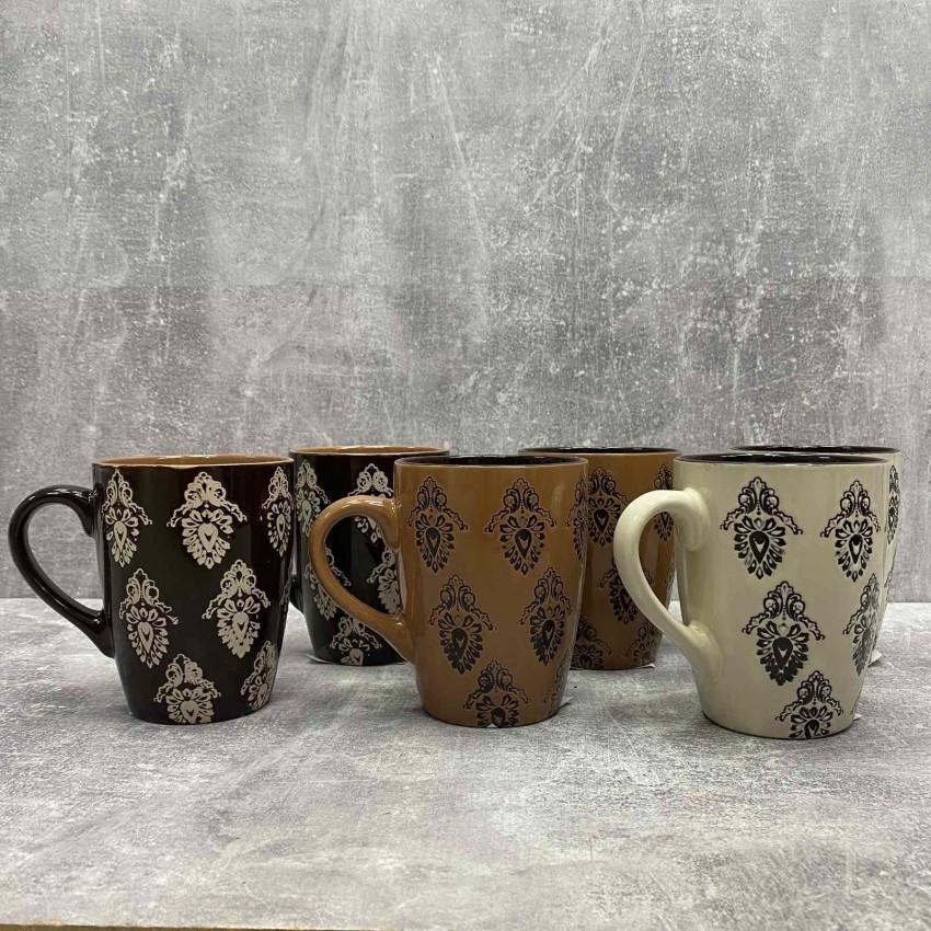 Набір кружок Interos Візерунки MIX 340 мл 6 шт. (KW 141 88170) - фото 2 Набір кружок Interos Візерунки MIX 340 мл 6 шт. (KW 141 88170) - фото 2