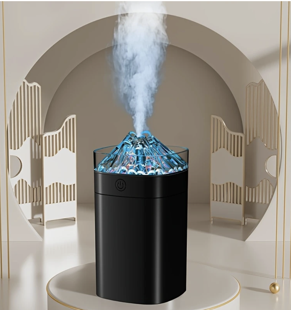 Увлажнитель воздуха-аромалампа USB с имитацией пламени Черно-синий (29468533) - фото 5 Увлажнитель воздуха-аромалампа USB с имитацией пламени Черно-синий (29468533) - фото 5