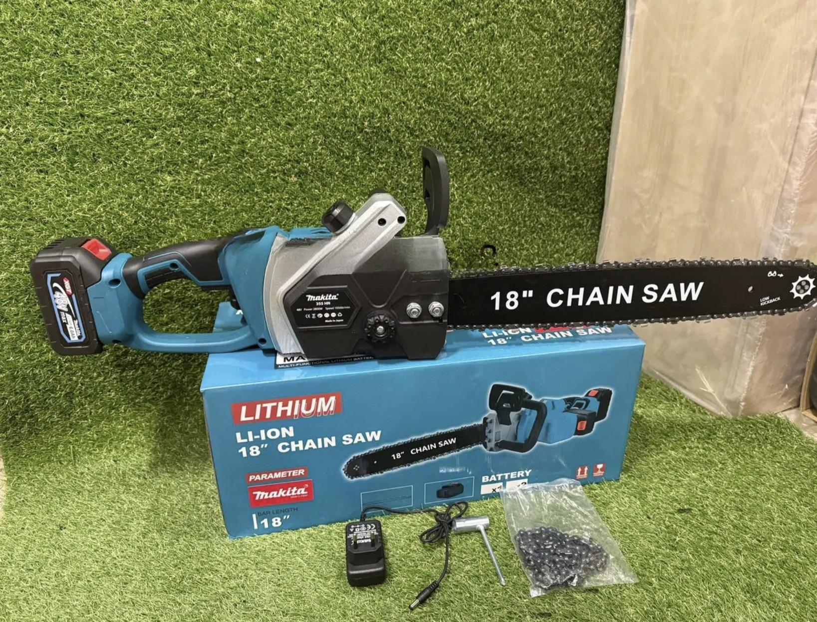 Пила аккумуляторная 355HN 48V 6Ah шина 40 см (987) Пила аккумуляторная 355HN 48V 6Ah шина 40 см (987)