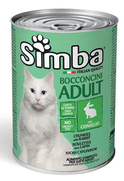 Корм для котів Simba Wet Кролик 415 г х 5 шт. (9470009089)