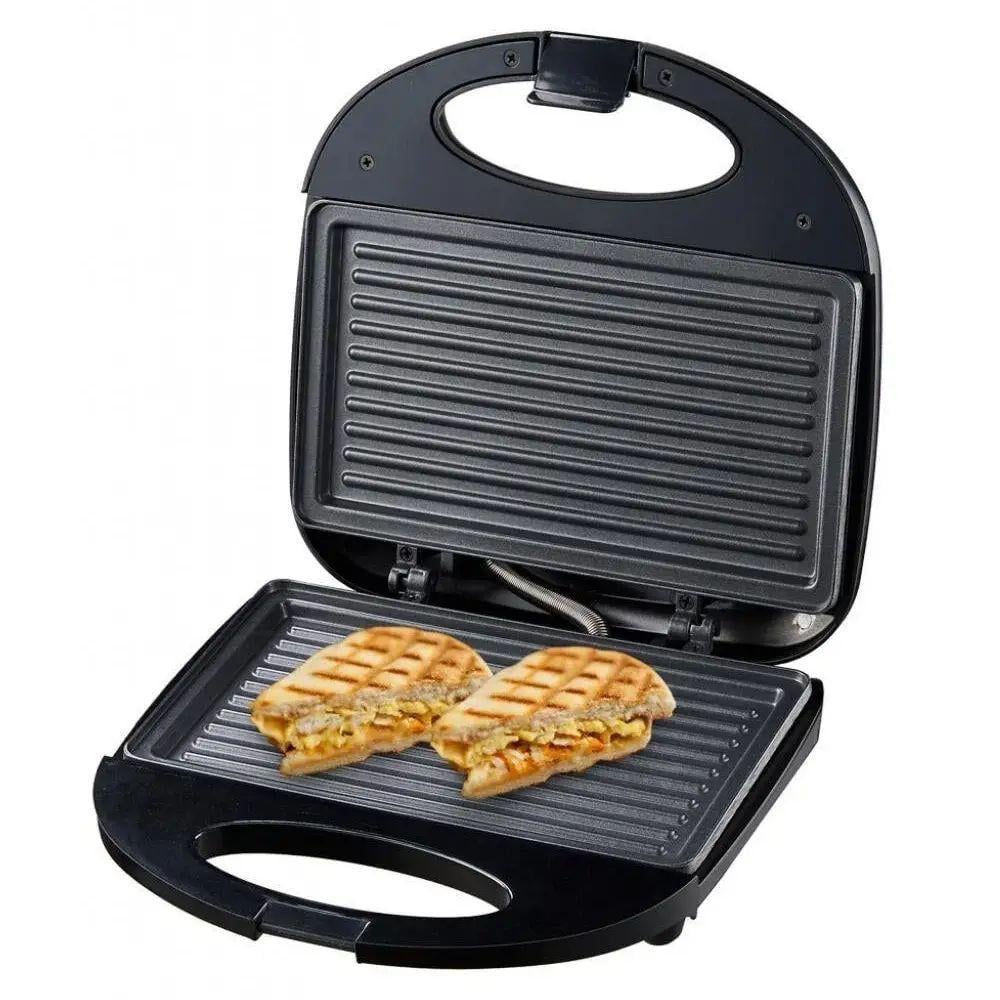 Гриль-сендвичница Domotec MS-7709 электрический с антипригарным покрытием (4875) Гриль-сендвичница Domotec MS-7709 электрический с антипригарным покрытием (4875)