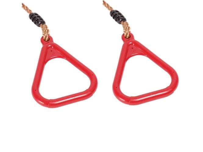 Акробатичні кільця на мотузках для дитячих майданчиків KBT Червоний (230.003.001.001)