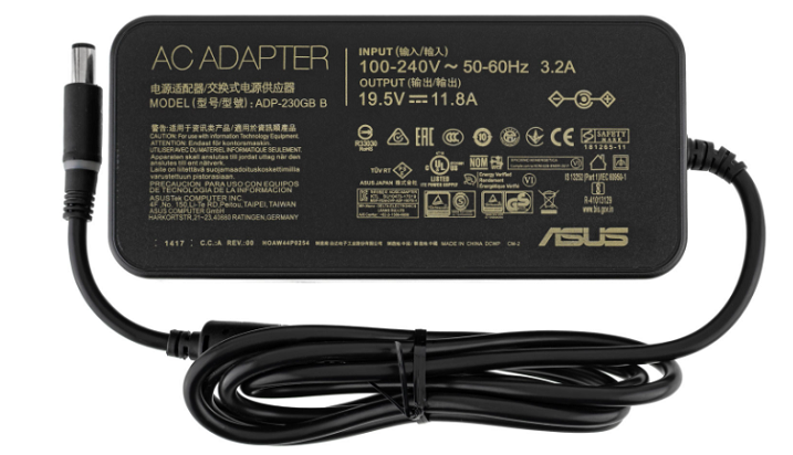 Блок питания для ноутбука Asus 19,5 V 11,8 A 230 W 7,4x5,0 мм без кабеля адаптер/блок зарядки (2612890857)