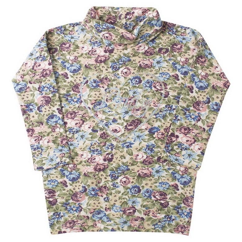 Туника детская хлопковая теплая для девочки Gabbi PL-15-2-18 Леди Шик 116 см Бежевый (11372)