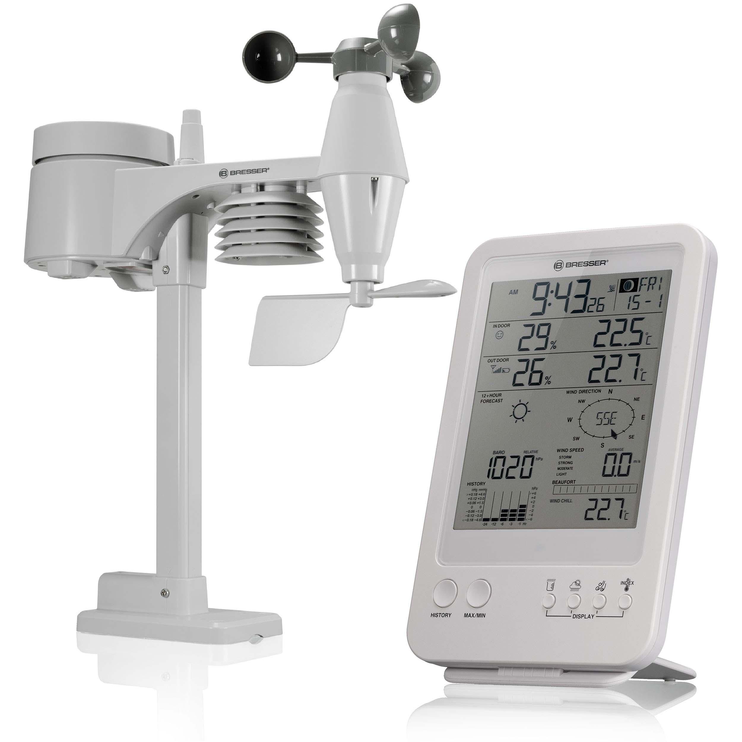 Метеостанція Bresser Weather Center 5в1 White (7002511)