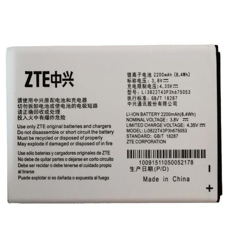 Акумулятор для ZTE Blade Q Lux Blade A430 Beeline Pro/Telstra 4GX Buzz Li3822T43P3h675053 2200 mAh 3,8V (000002513) Акумулятор для ZTE Blade Q Lux Blade A430 Beeline Pro/Telstra 4GX Buzz Li3822T43P3h675053 2200 mAh 3,8V (000002513)