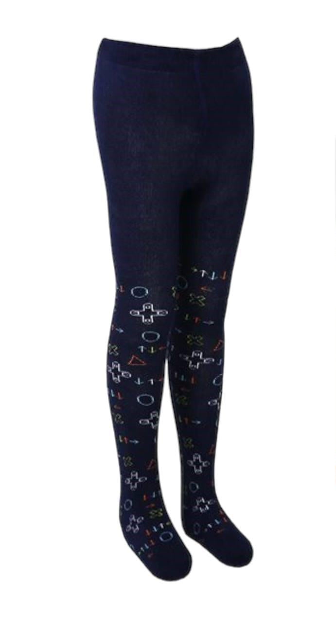 Колготи для хлопчиків BROSS Game махра/бавовна 86-92 см 1-3 роки Синій (23871)