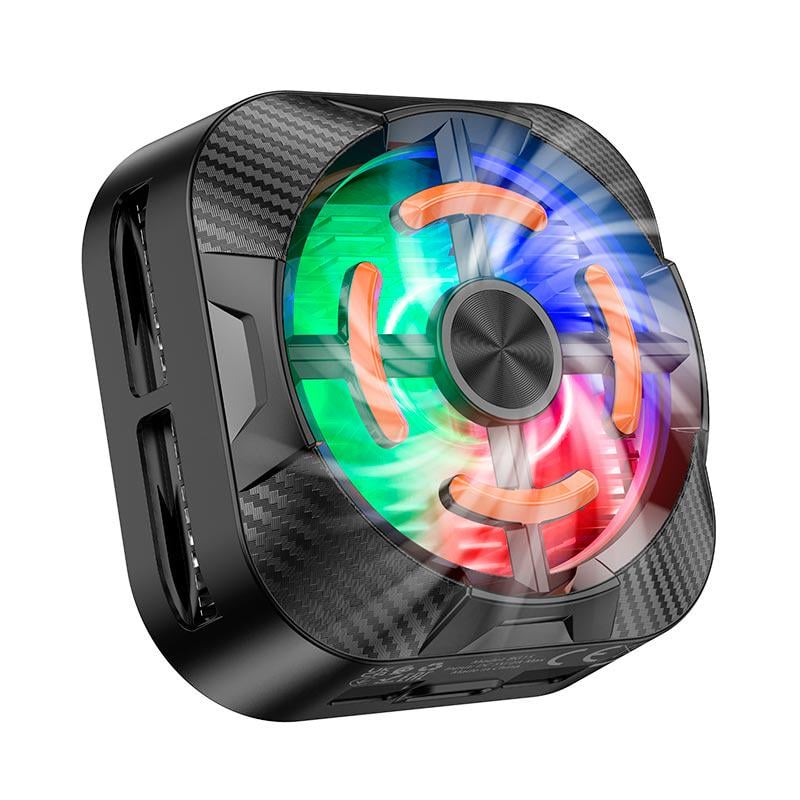 Кулер для смартфона магнитный Borofone BG15 Travel с LED подсветкой Black (17563) Кулер для смартфона магнитный Borofone BG15 Travel с LED подсветкой Black (17563)