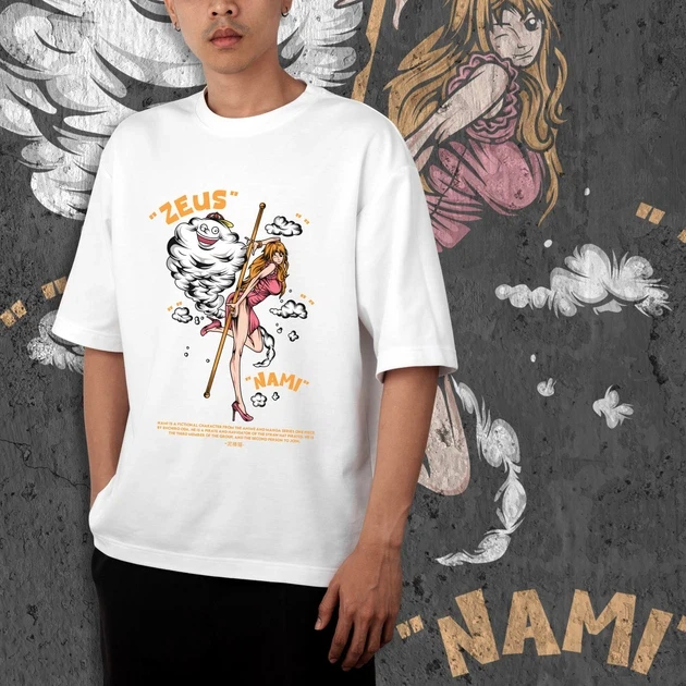 Футболка чоловіча з принтом Ван Піс Nami р. 48 (Anime0256)