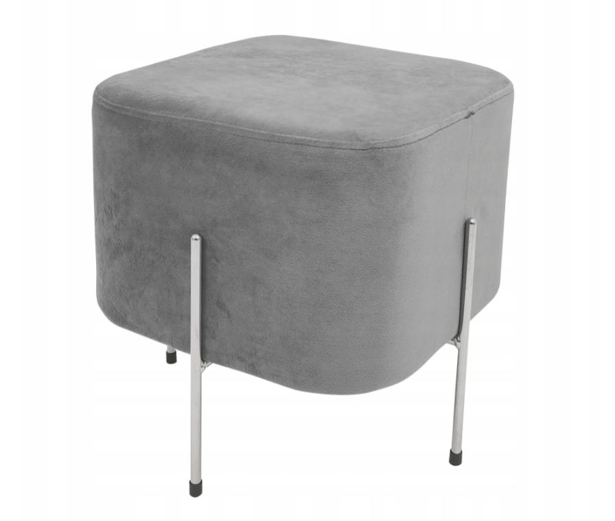 Пуфик Alegro GLAMOUR Светло-серый (MR42994)