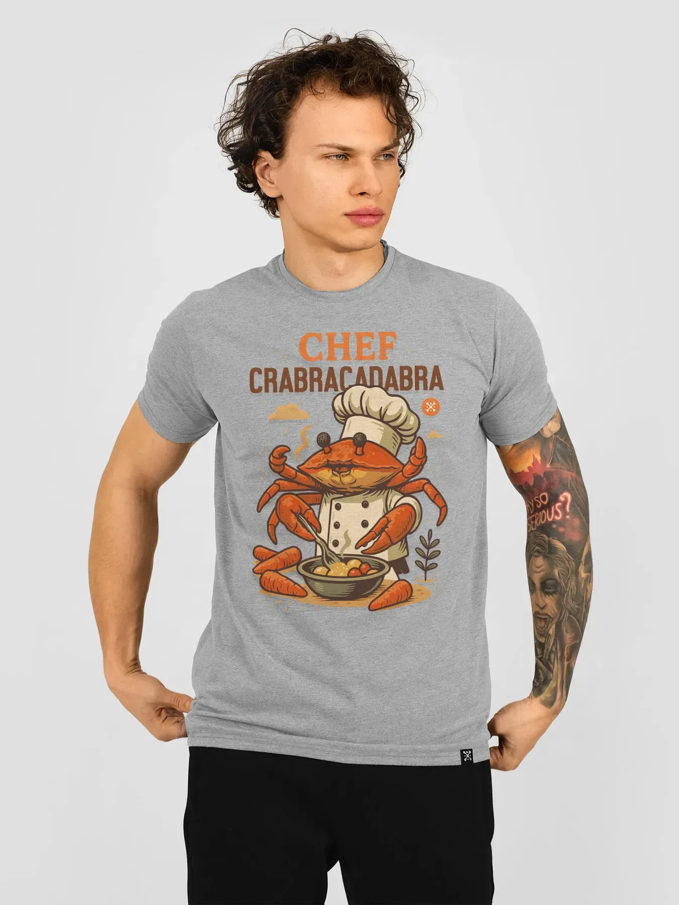 Футболка мужская Chef Crabracadabra 3XL Серый (26962402) Футболка мужская Chef Crabracadabra 3XL Серый (26962402)