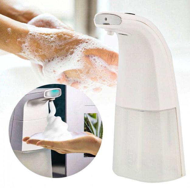 Сенсорний дозатор для мила настільний для кухні та ванної Foaming Soap dispenser 250 мл Білий - фото 2