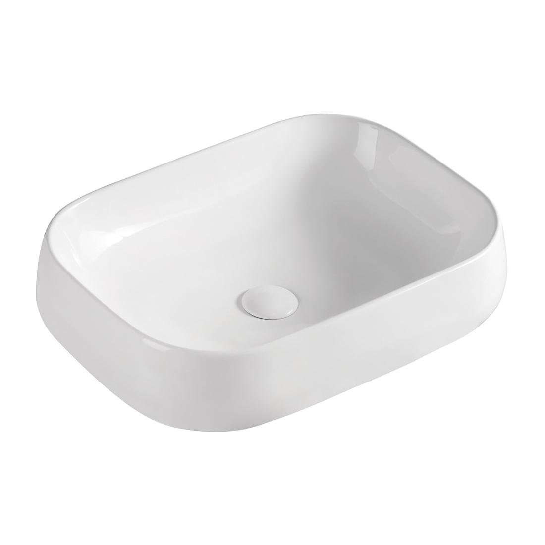 Умывальник накладной VOLLE DIOS 3 1301.004833 550x410x145 мм Белый (124794)
