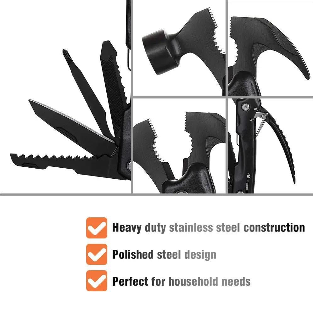 Мультитул-молоток Traveler MS-035 12в1 Black (00000010848) - фото 2 Мультитул-молоток Traveler MS-035 12в1 Black (00000010848) - фото 2