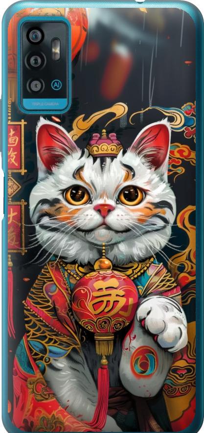 Чехол на ZTE Blade A71 China Cat v2 (6135u-2523-42517) Чехол на ZTE Blade A71 China Cat v2 (6135u-2523-42517)