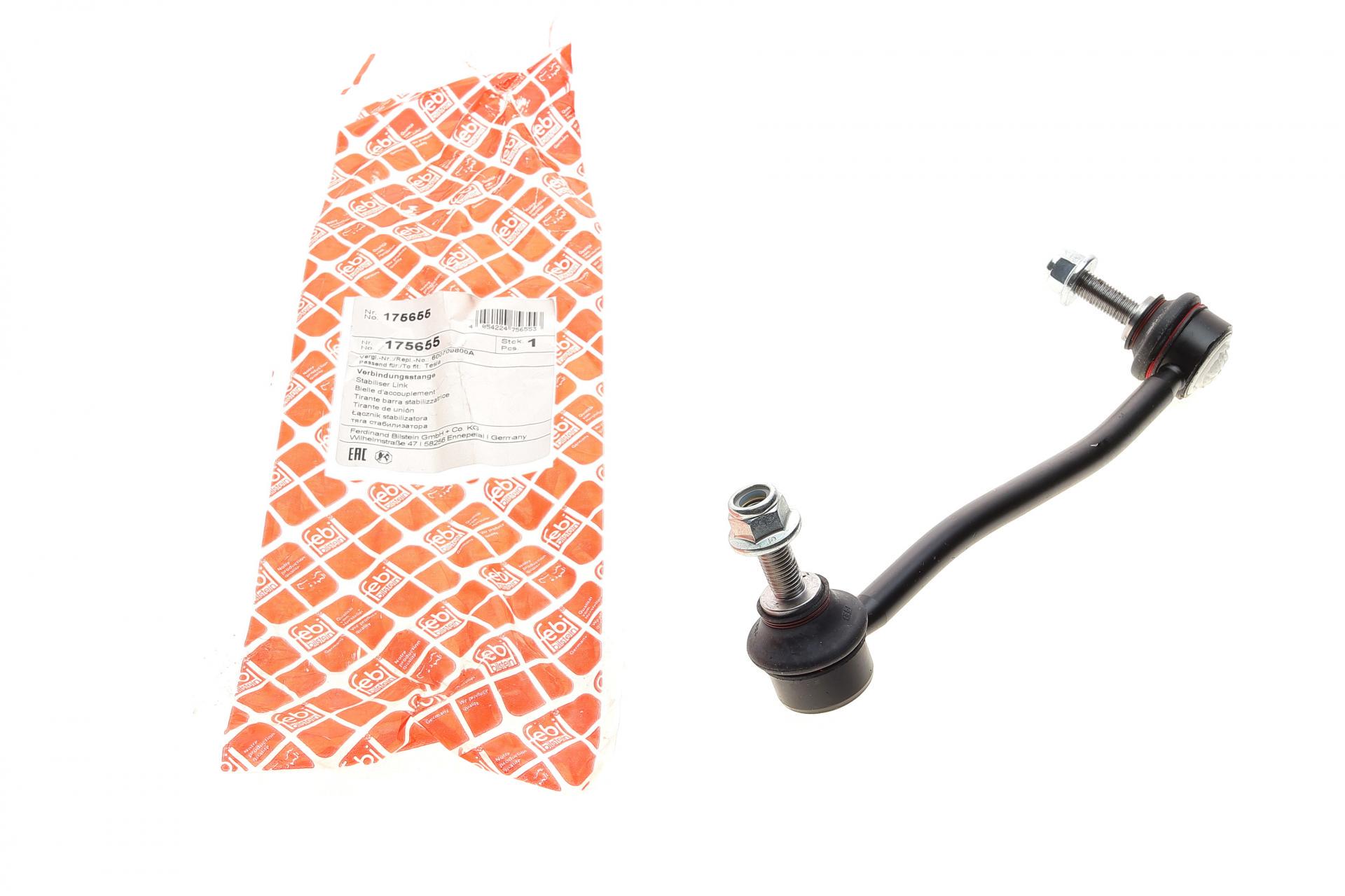 Тяга переднего стабилизатора FEBI BILSTEIN       L Tesla Model S 12- L=201mm - 175655