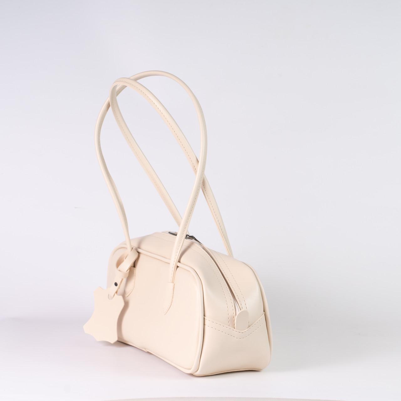 Сумка жіноча багет з екошкіри XENIA № 01-25 Молочний - фото 2 Сумка жіноча багет з екошкіри XENIA № 01-25 Молочний - фото 2