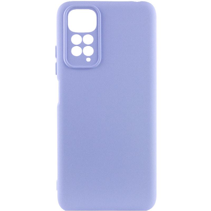 Противоударный Чехол Silicone Cover Lakshmi Full Camera (AA) для Xiaomi Redmi Note 11 (Global) / Note 11S Сиреневый / Dasheen