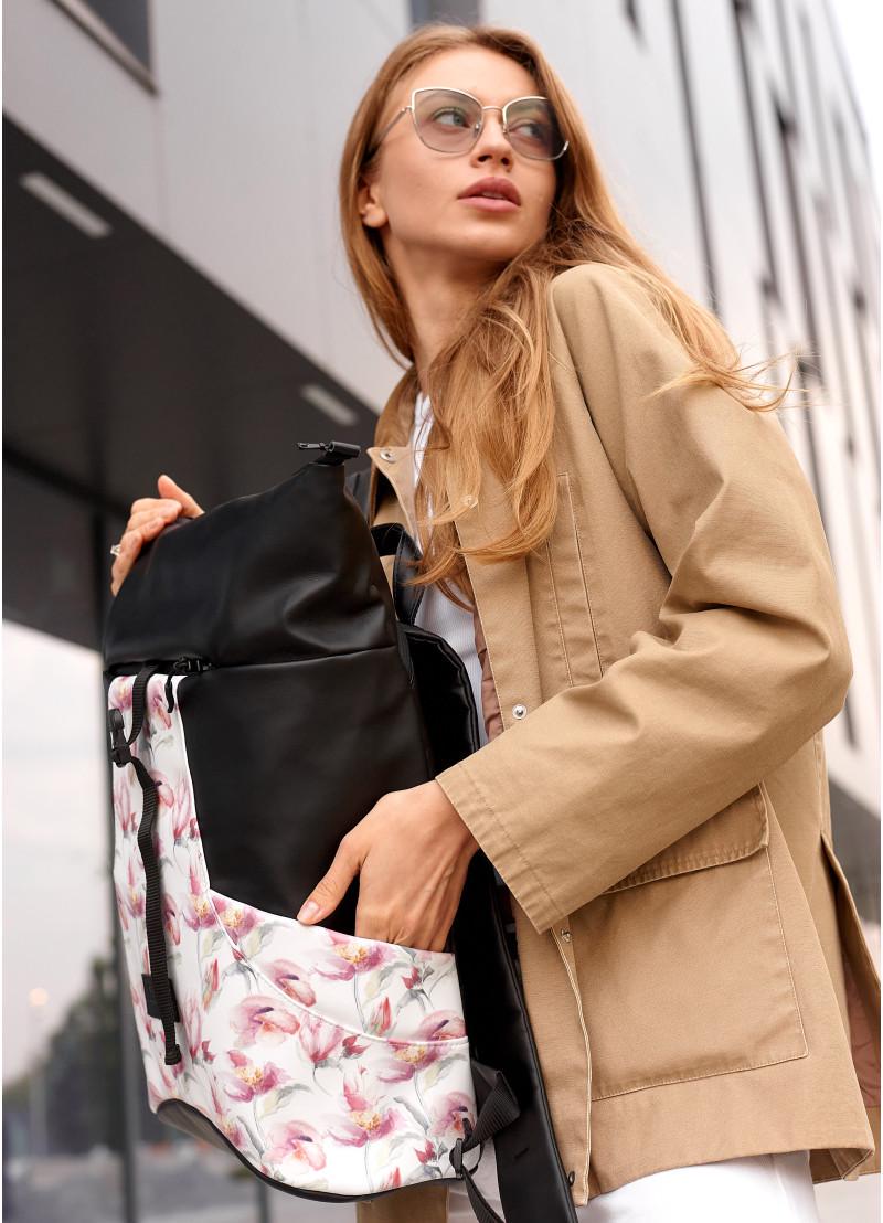 Рюкзак жіночий Sambag RollTopx FLOWERS (24320713) - фото 4 Рюкзак жіночий Sambag RollTopx FLOWERS (24320713) - фото 4