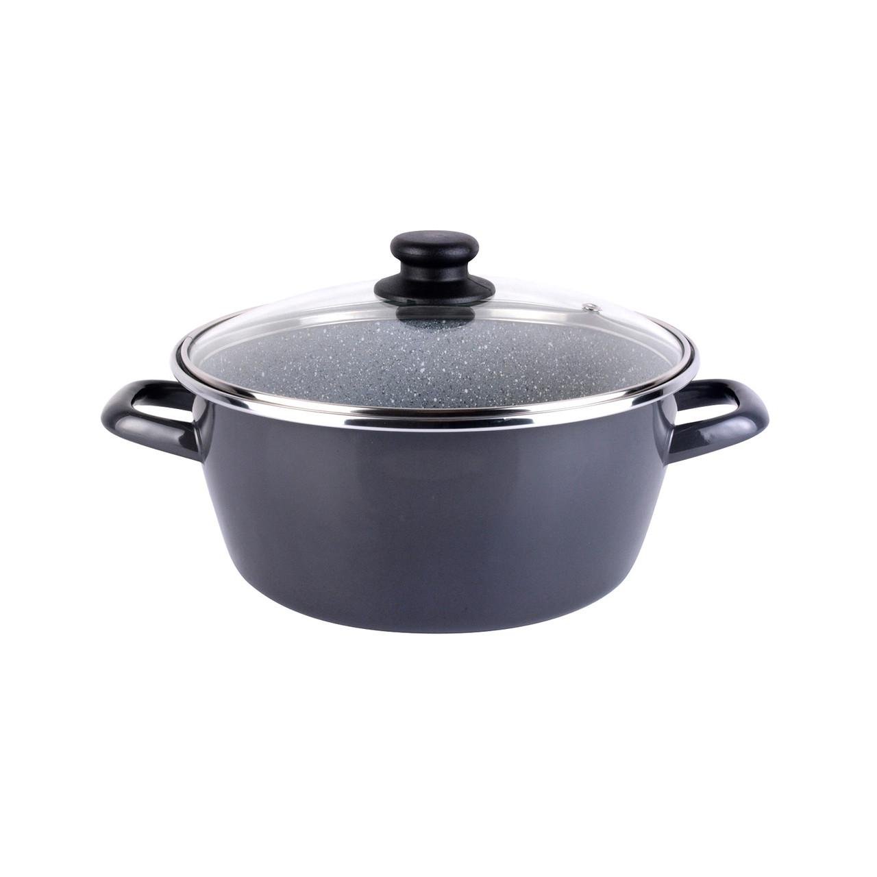 Кастрюля стальная Vitrinor Dolomiti эмалированная с крышкой 20 см 2,5 л (1105731)