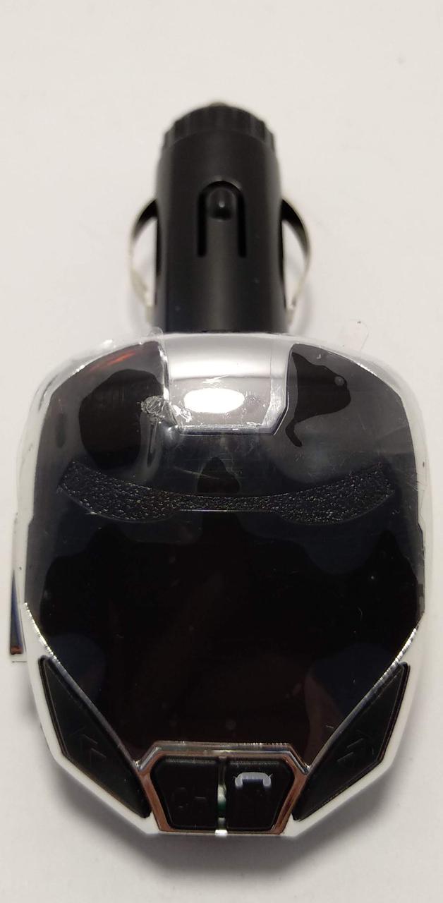 FM-модулятор автомобильный C4 MP3 USB TF/microSD дисплей пульт ДУ Black (5698403) - фото 3