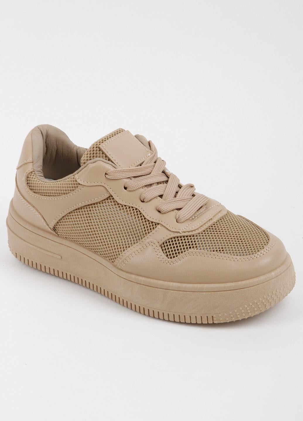 Кеды женские Fashion KJ12-4 339458 р. 36 Бежевый