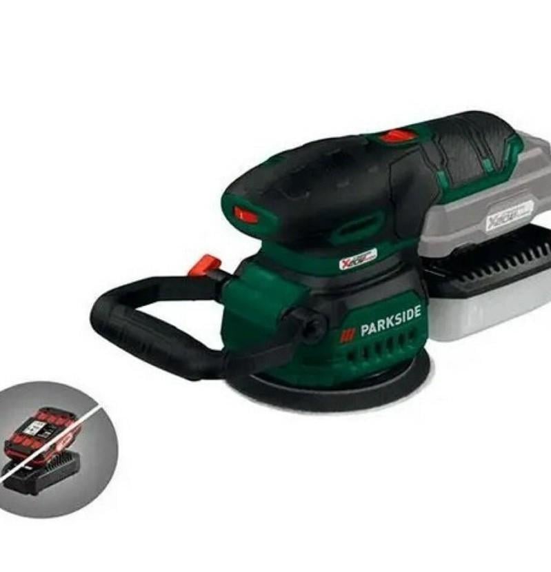 Шлифмашина аккумуляторная эксцентриковая Parkside Paexs 20-Li A1 (60841838)