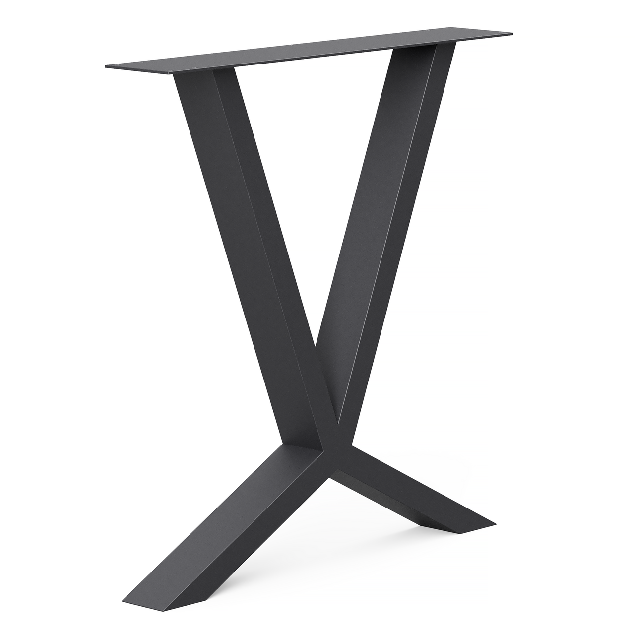 Опора для стола из металла 700х100 мм H 730 мм Черный (1051) Опора для стола из металла 700х100 мм H 730 мм Черный (1051)