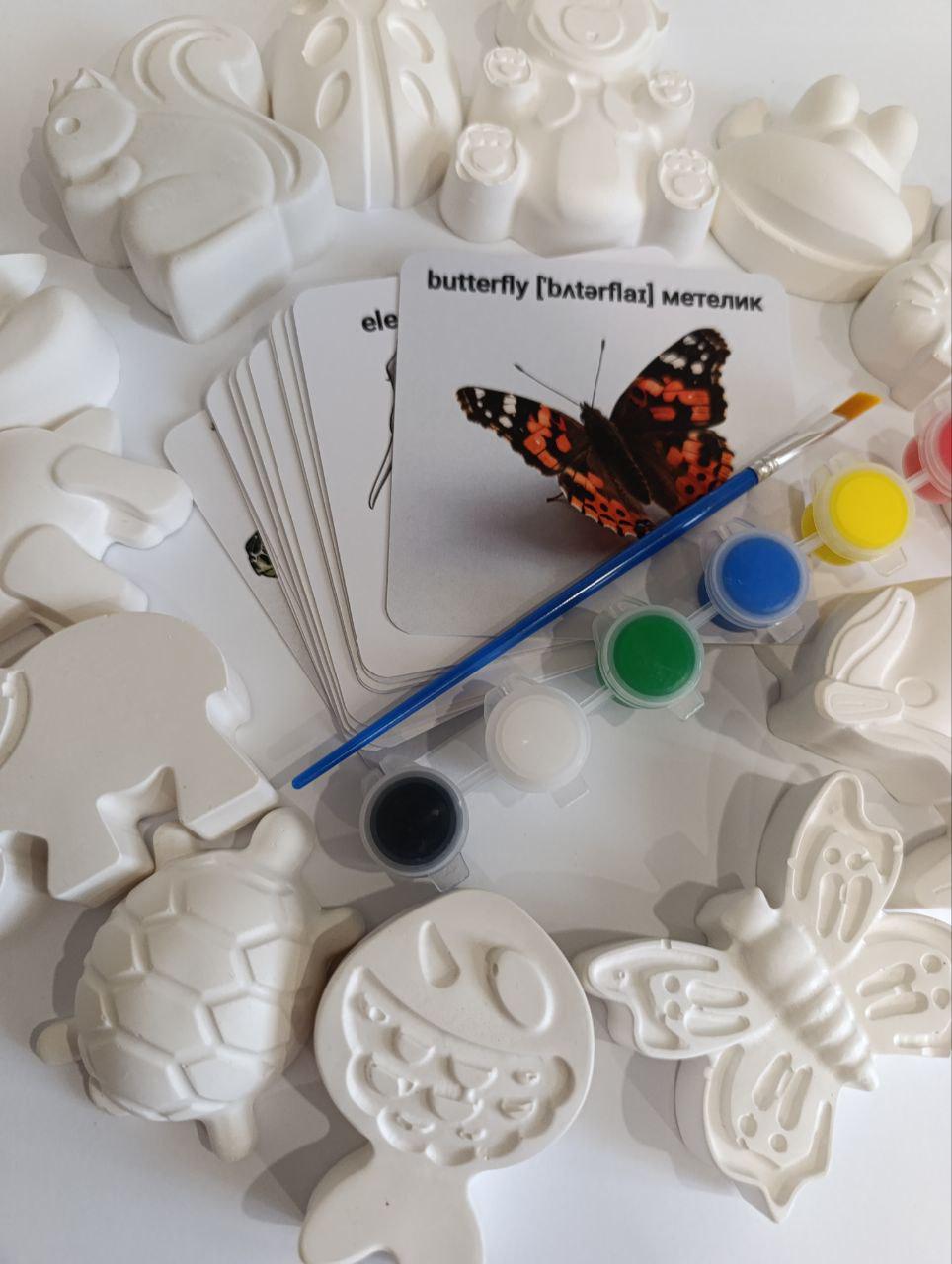 Набір гіпсових розмальовок Весело вчимо англійську (24868297) - фото 5 Набір гіпсових розмальовок Весело вчимо англійську (24868297) - фото 5