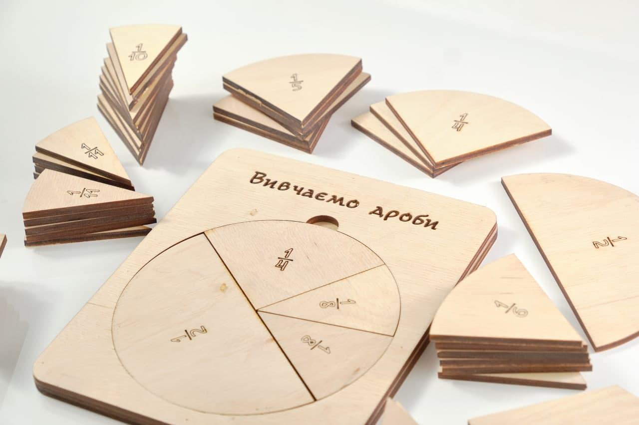 Набор Зробив Тато "Вивчаємо дроби" (RZ0004) - фото 4