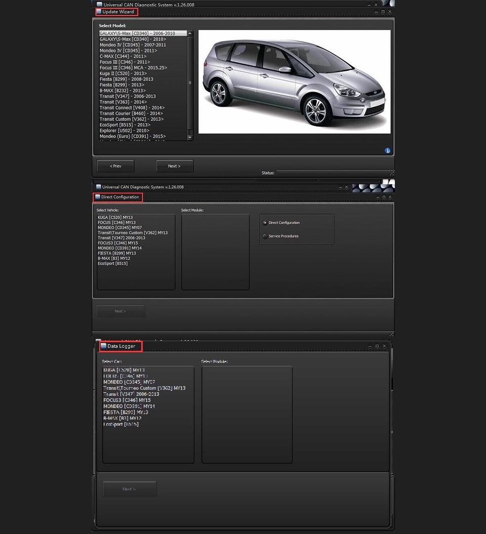 Автосканер UCDS PRO+ V1.27.001 для Ford (1657232469) - фото 7