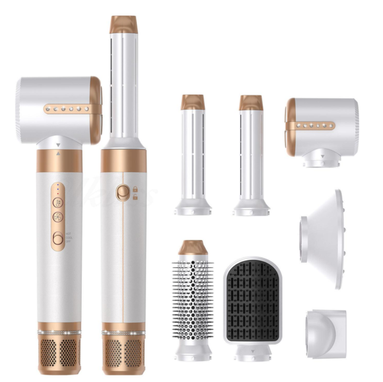 Фен-стайлер для укладки волос 7в1 1400 Вт с защитой от перегрева (HT7-D1)