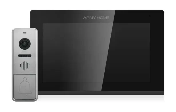 Комплект видеодомофона мультиформатный ARNY AVD-7443A AVP-742А 2Мп IPS Wi-Fi + AVP-NG430 2Мп Black/Gray