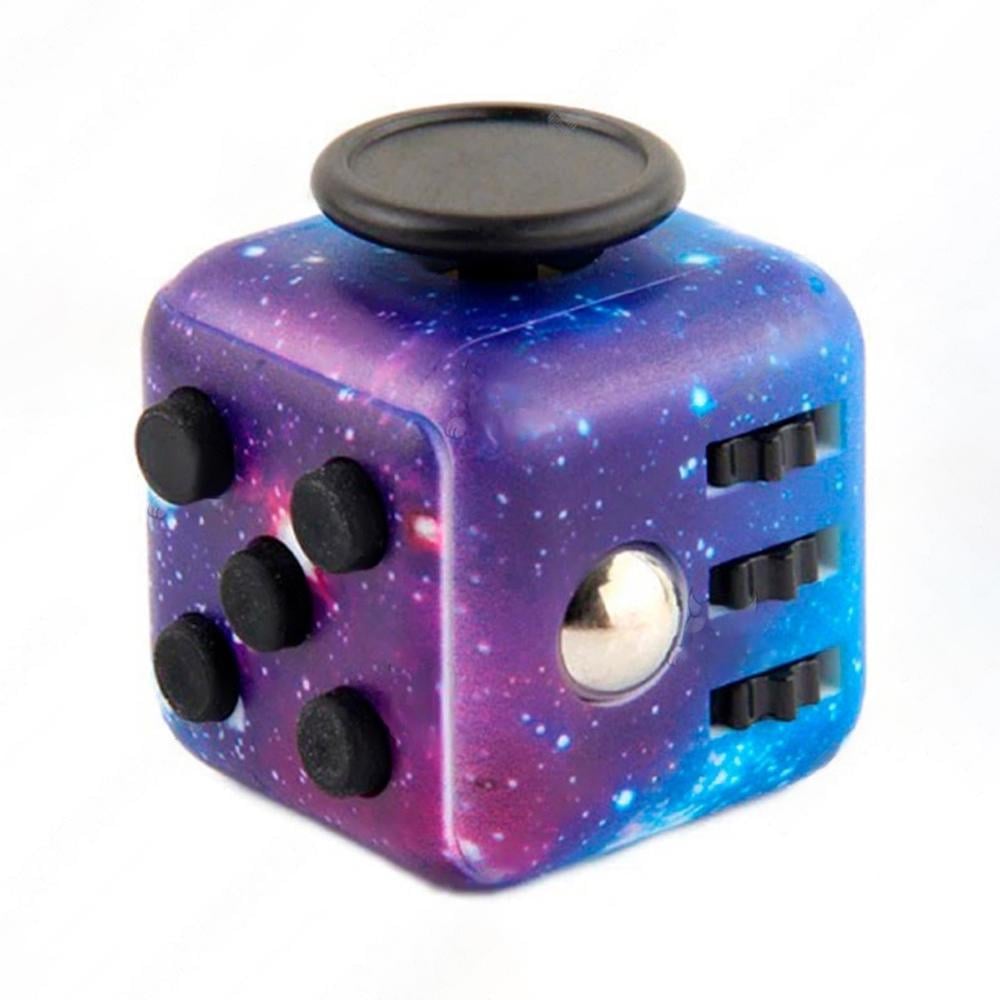 Антистресс фиджет кубик с кнопками 4x3,5x3,5 см Космос Антистресс фиджет кубик с кнопками 4x3,5x3,5 см Космос