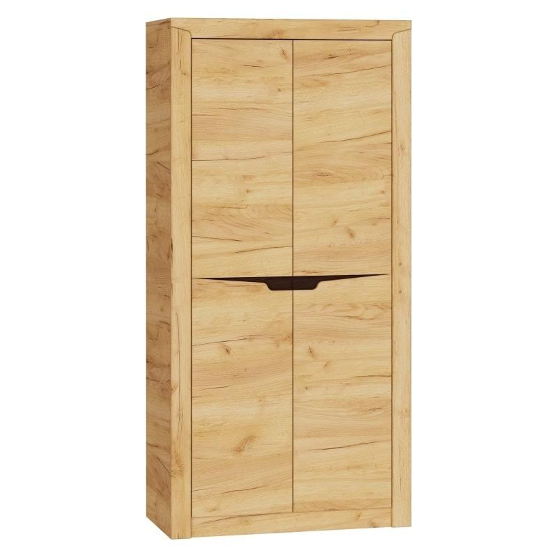 Шкаф распашной для дома Everest Либерти 1000 1000х500х2070 мм Дуб крафт золотой/Венге (37328) Шкаф распашной для дома Everest Либерти 1000 1000х500х2070 мм Дуб крафт золотой/Венге (37328)