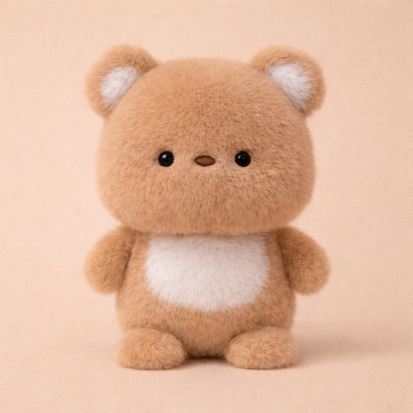 Мягкая плюшевая игрушка Мишка 16 см Коричневый (31422998)