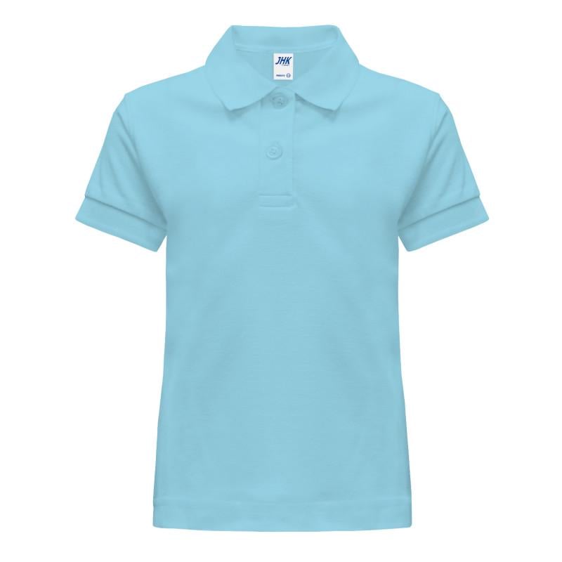 Футболка детская JHK KID POLO 5/6 Голубой (SK)