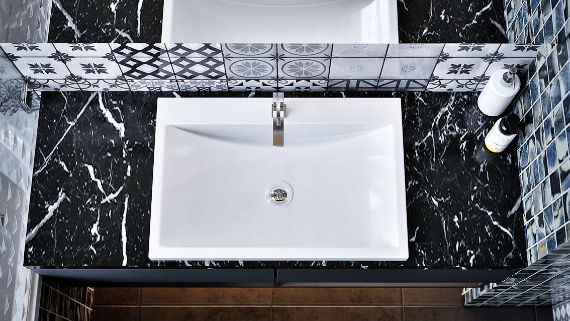 Умивальник накладний Status Braun Low White (695) - фото 8