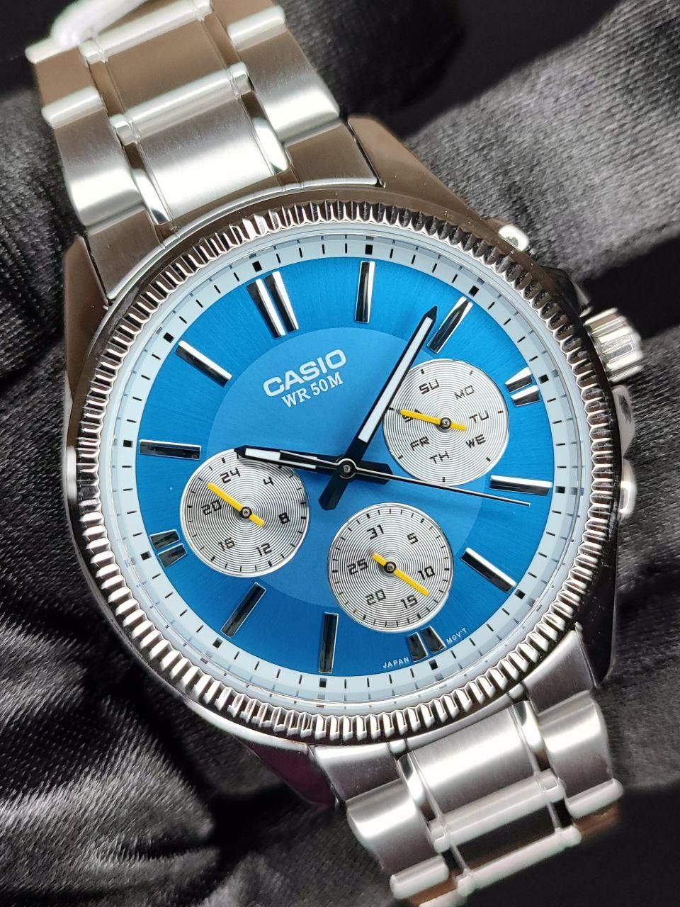 Наручные часы мужские Casio MTP-1375D-2A2 Timeless Collection Синий (2693880919)