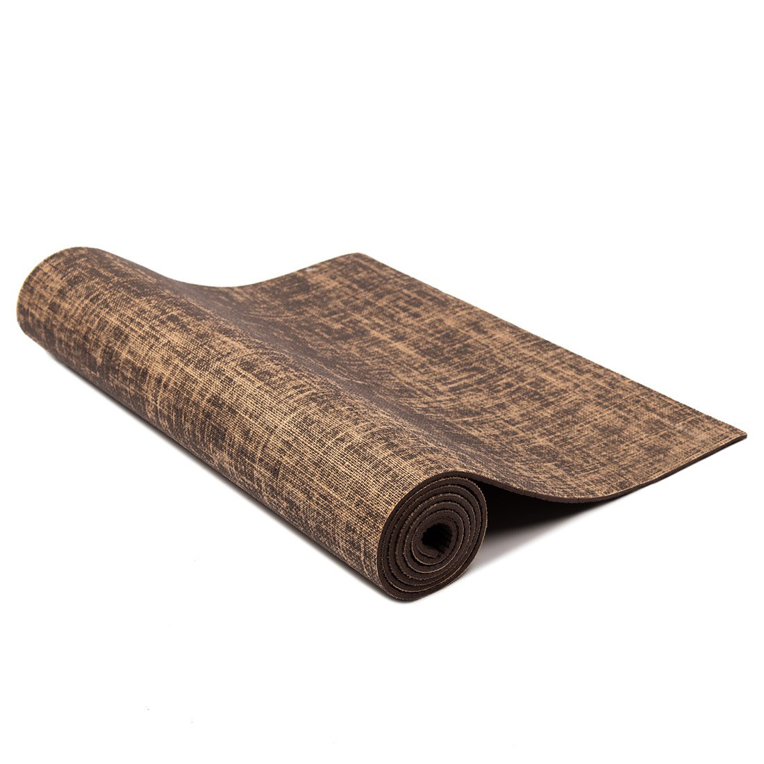 Коврик для йоги и фитнеса Jute 5 мм Коричневый