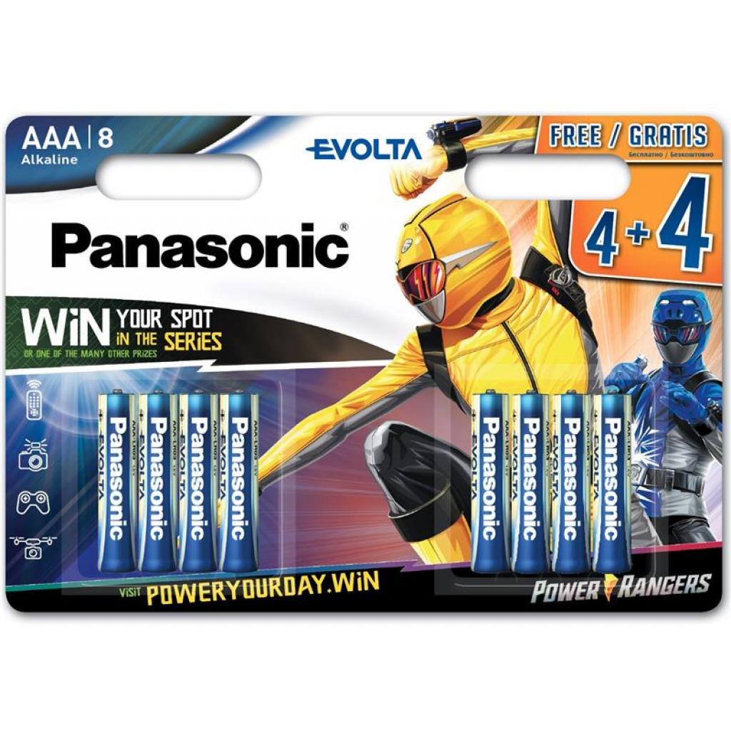 Батарейка алкалінова PANASONIC EVOLTA LR03/AAA на блістері 8 шт. (3112683187)