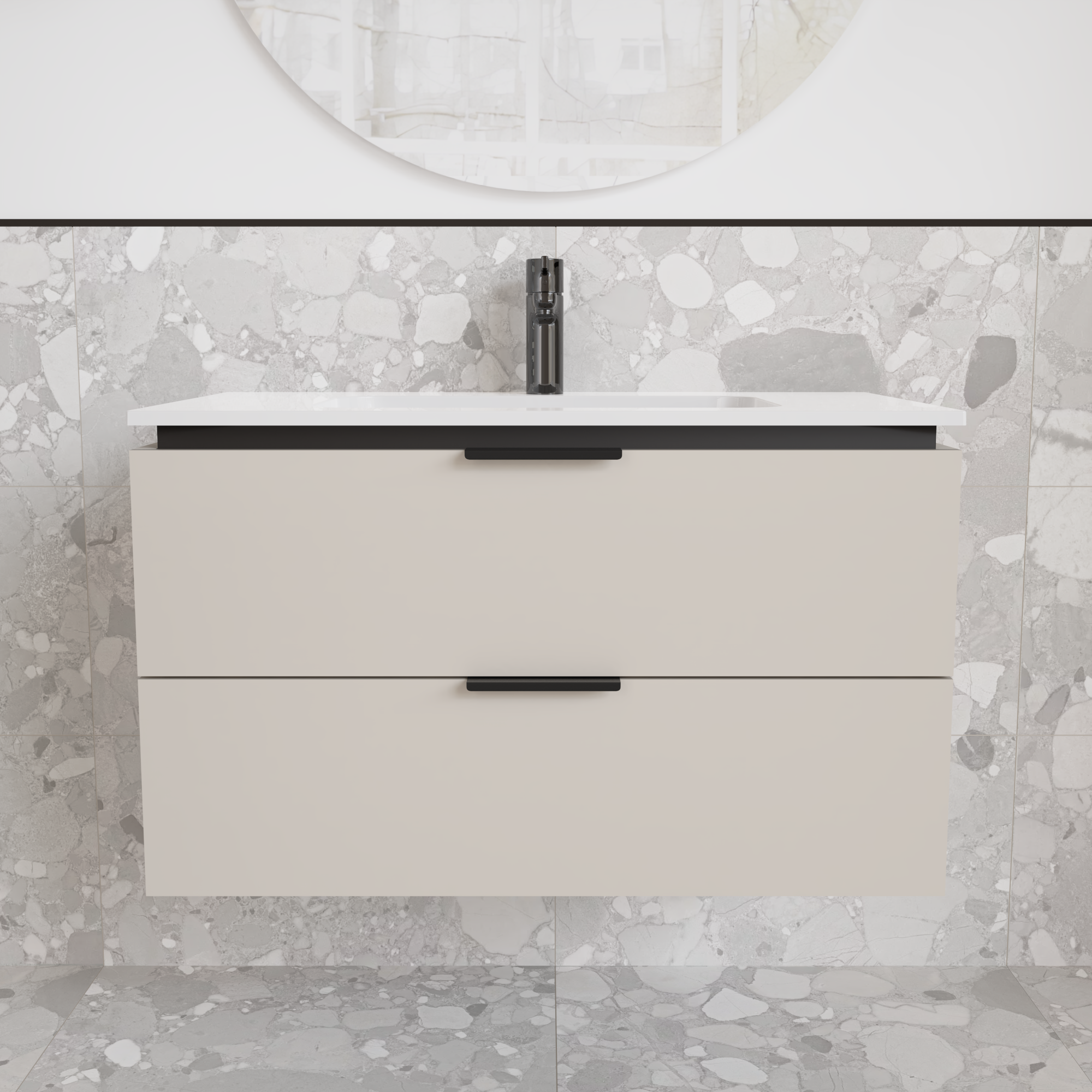 Тумба подвесная с раковиной MVK Vostok Icon 80 В2 800х450х530 мм Кашемир (p280km) - фото 1 Тумба подвесная с раковиной MVK Vostok Icon 80 В2 800х450х530 мм Кашемир (p280km) - фото 1